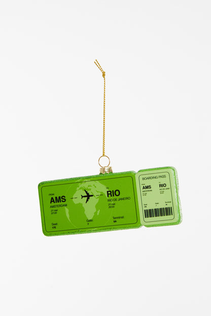 NEW: Boarding pass Amsterdam - Rio de Janeiro