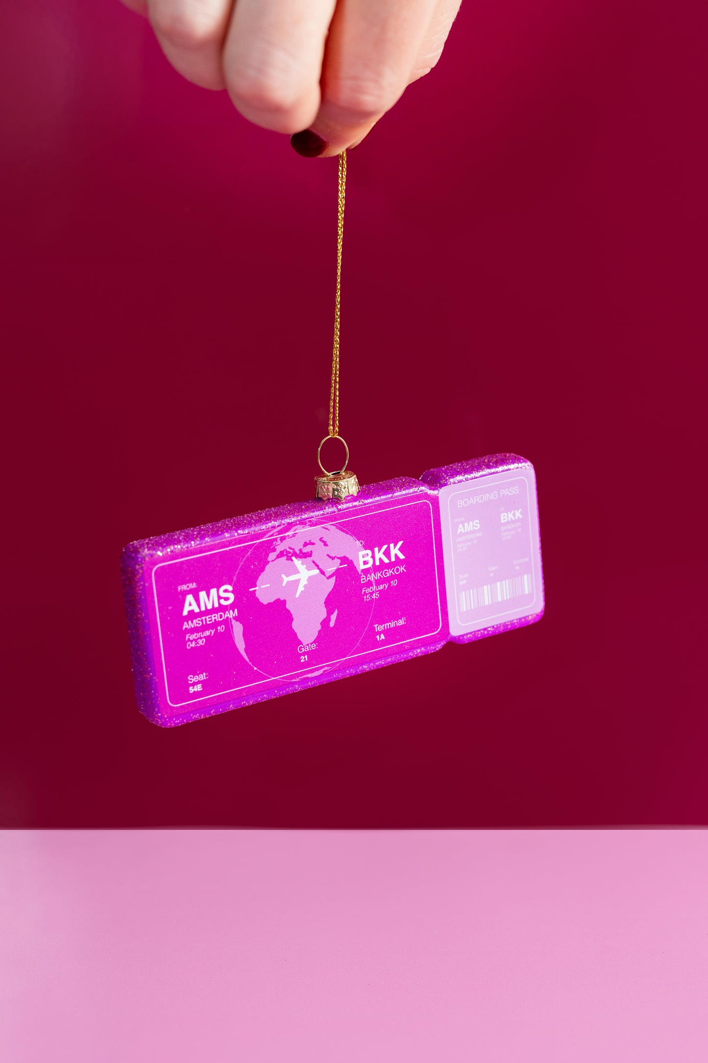 NIEUW: Boardingpass Amsterdam - Bangkok