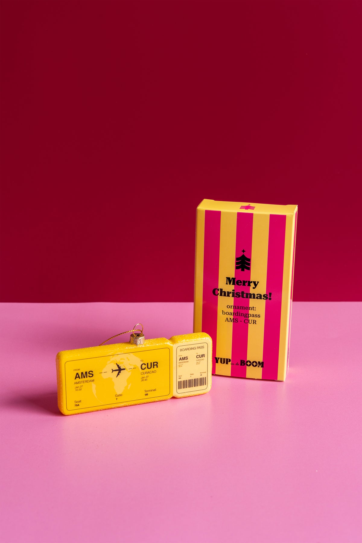 NEW: Boarding pass Amsterdam - Curaçao