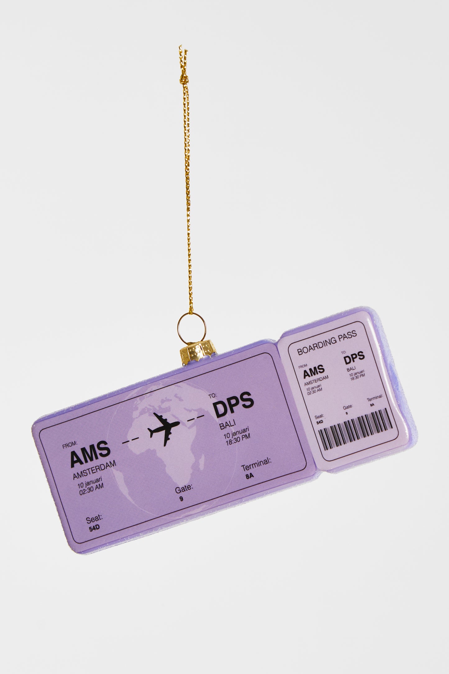 Boardingpass Amsterdam - Bali