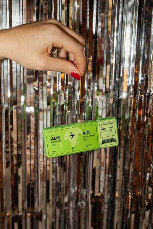 NEW: Boarding pass Amsterdam - Rio de Janeiro